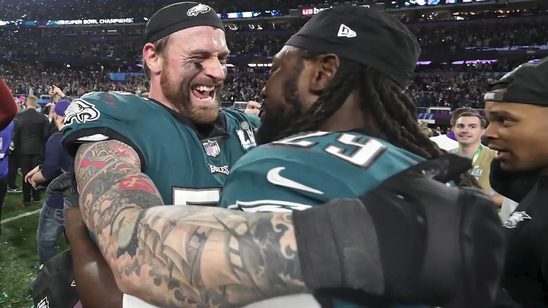Chris Long in the WGN story “Two-time Super Bowl Champ Chris Long wants clean water for everyone”
